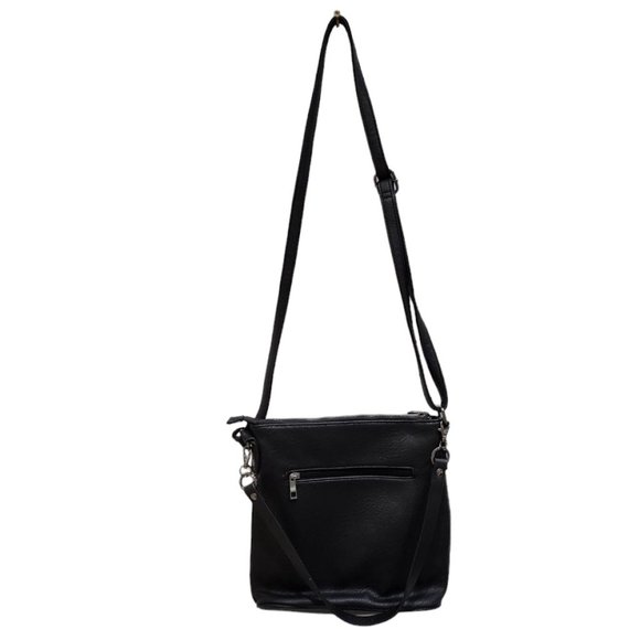 Peter Nygard Women's Leather Black Shoulder Bag - Picture 10 of 13
